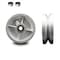 Service Caster SCC -5" Semi Steel Cast Iron V-Groove Wheel Only w/Ball Bearing - 1100 lbs Cpty SCC-VGB520 - alternate 1